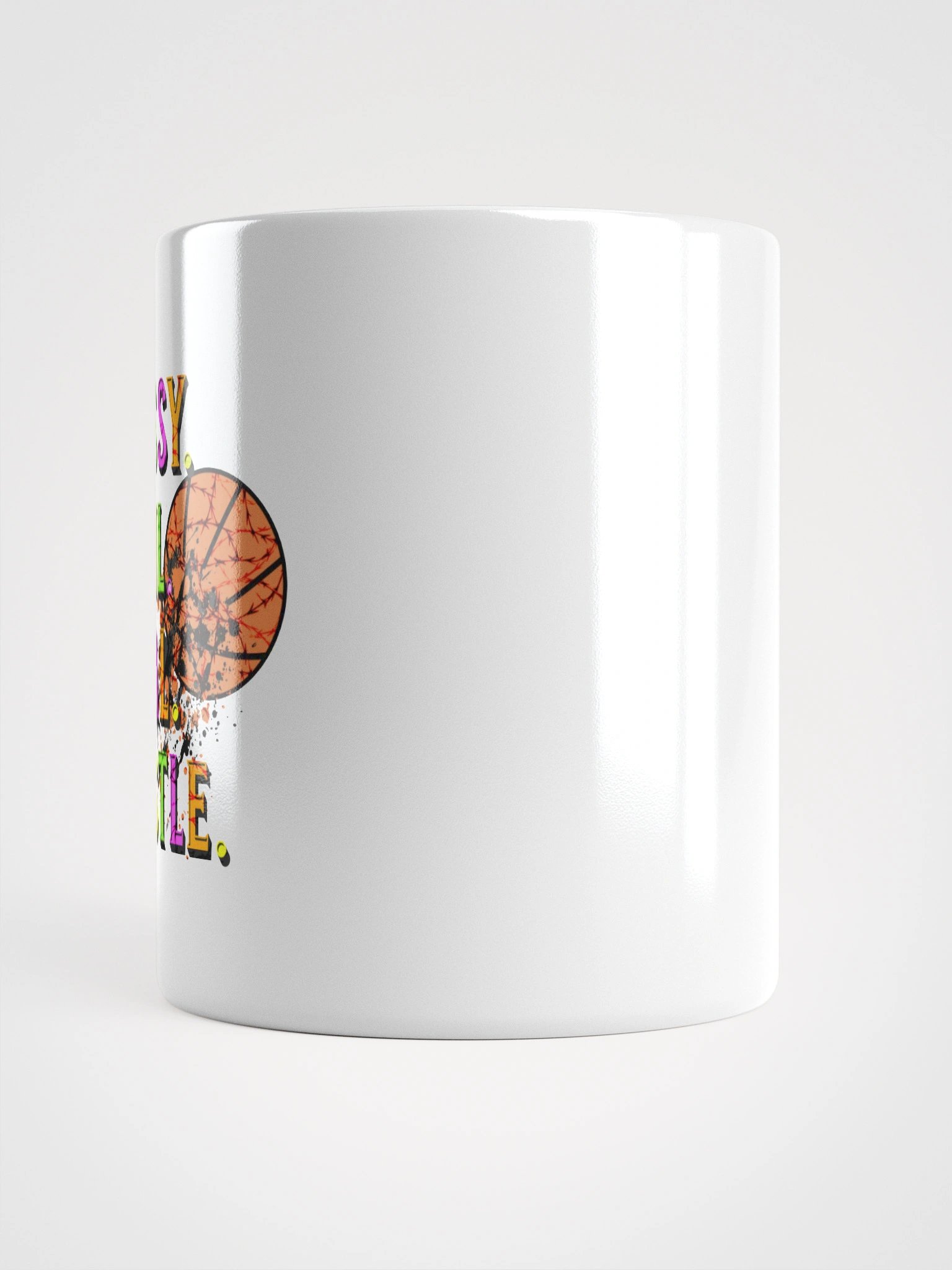 Classy Until Final Whistle Basketball Dynamic Hoops White Glossy Mug product image (10)