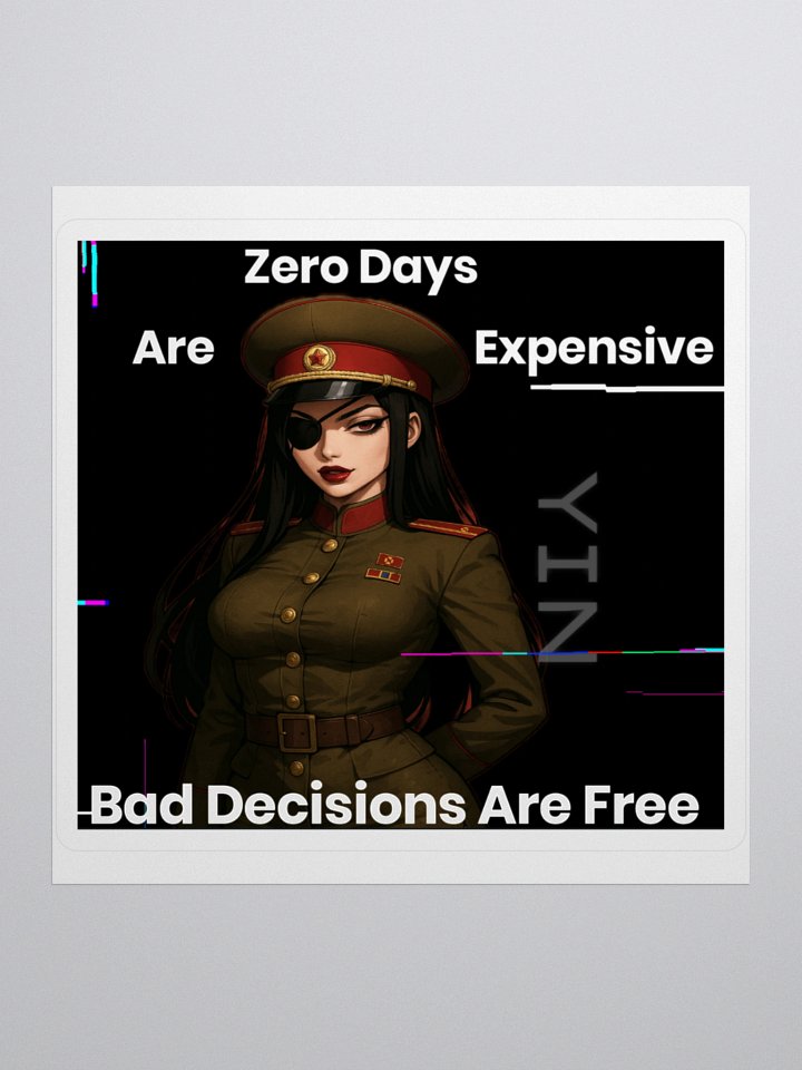 Yin - Bad Decisions - Sticker product image (1)