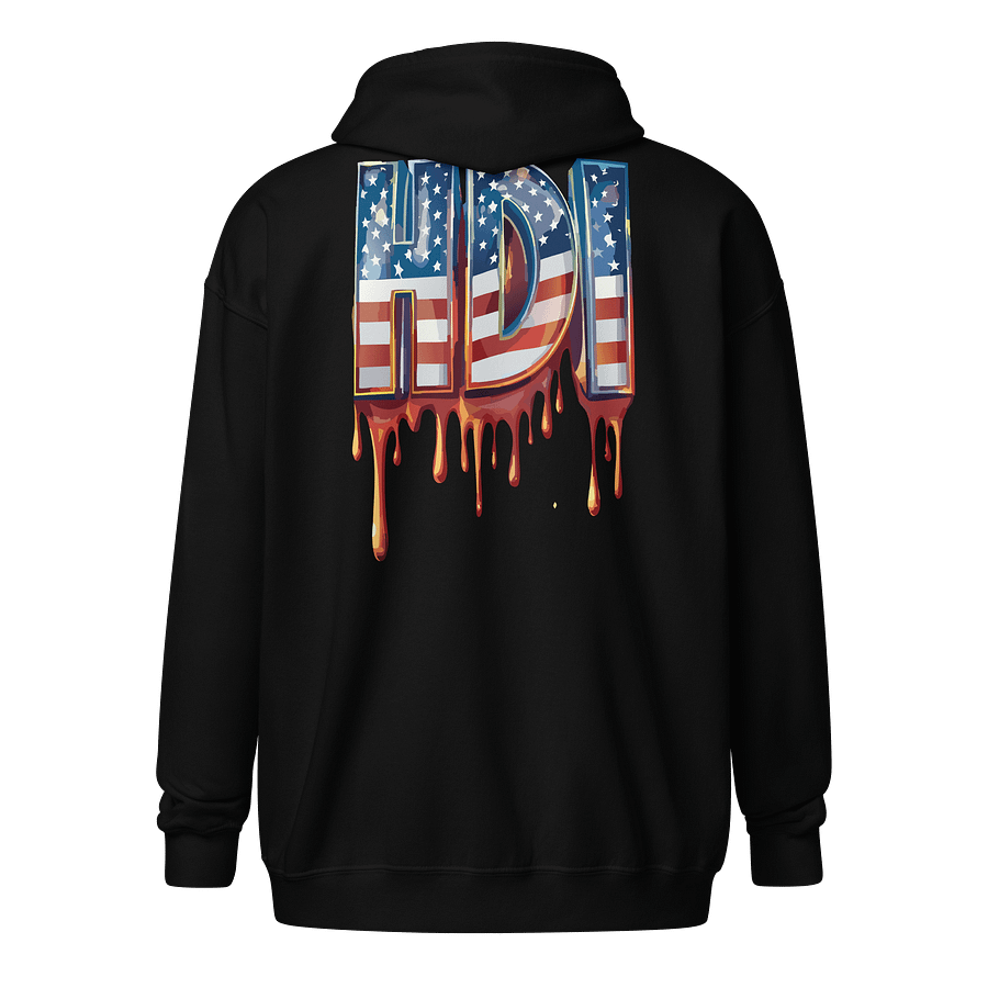 HDI USA Unisex Zip-Up Hoodie product image (8)