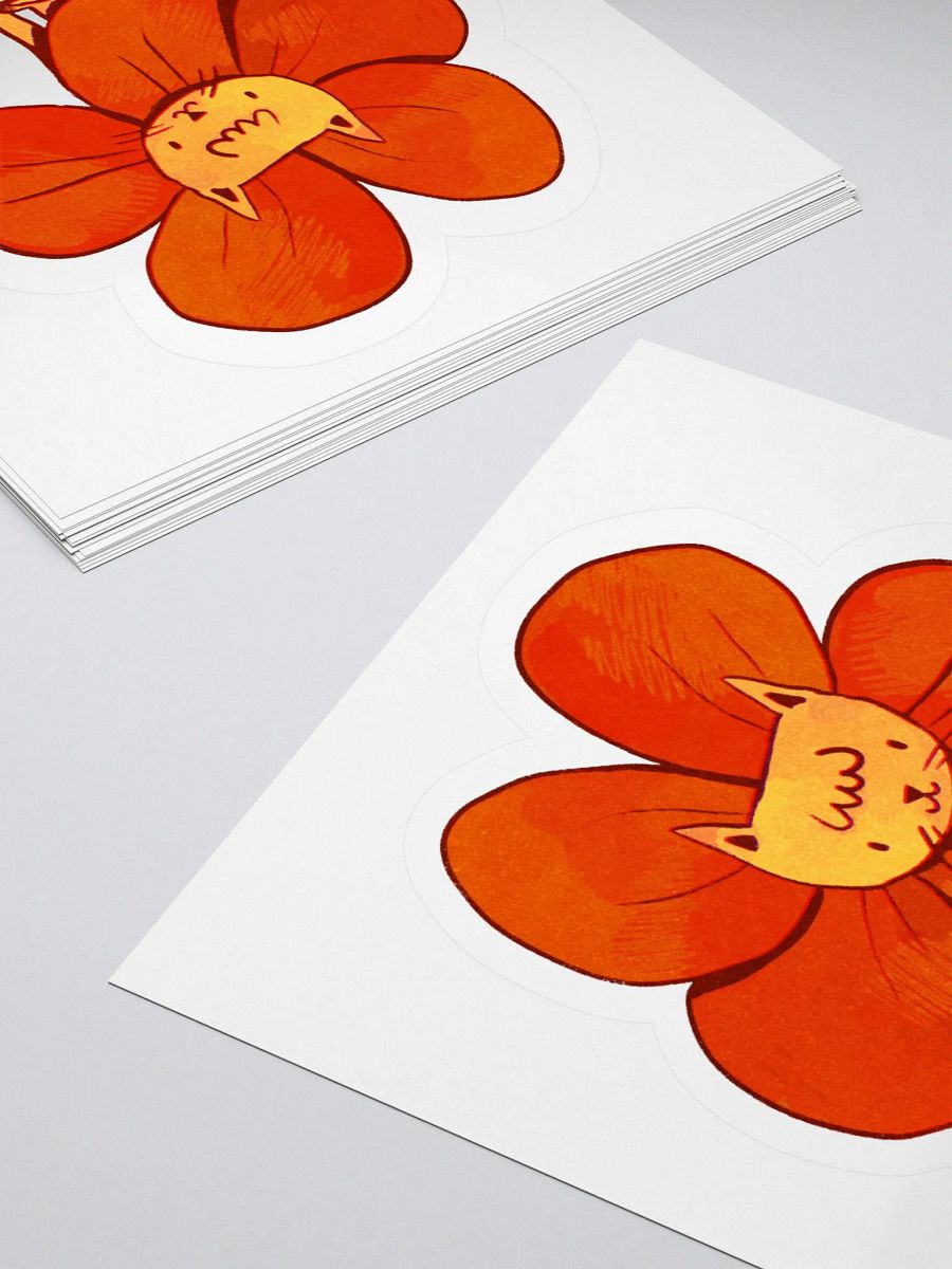 Flower Cat Sticker product image (5)