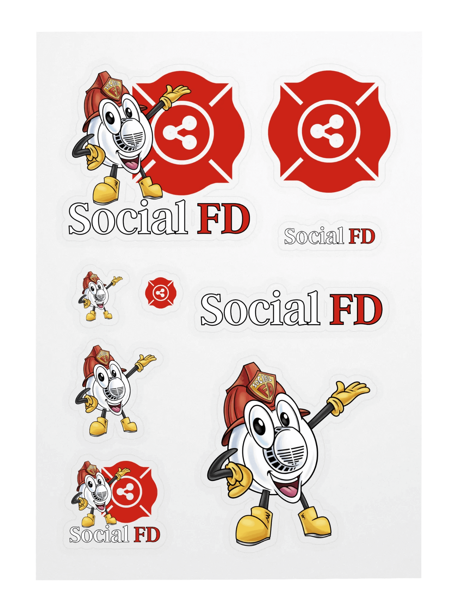 Social FD Sticker Sheet product image (1)