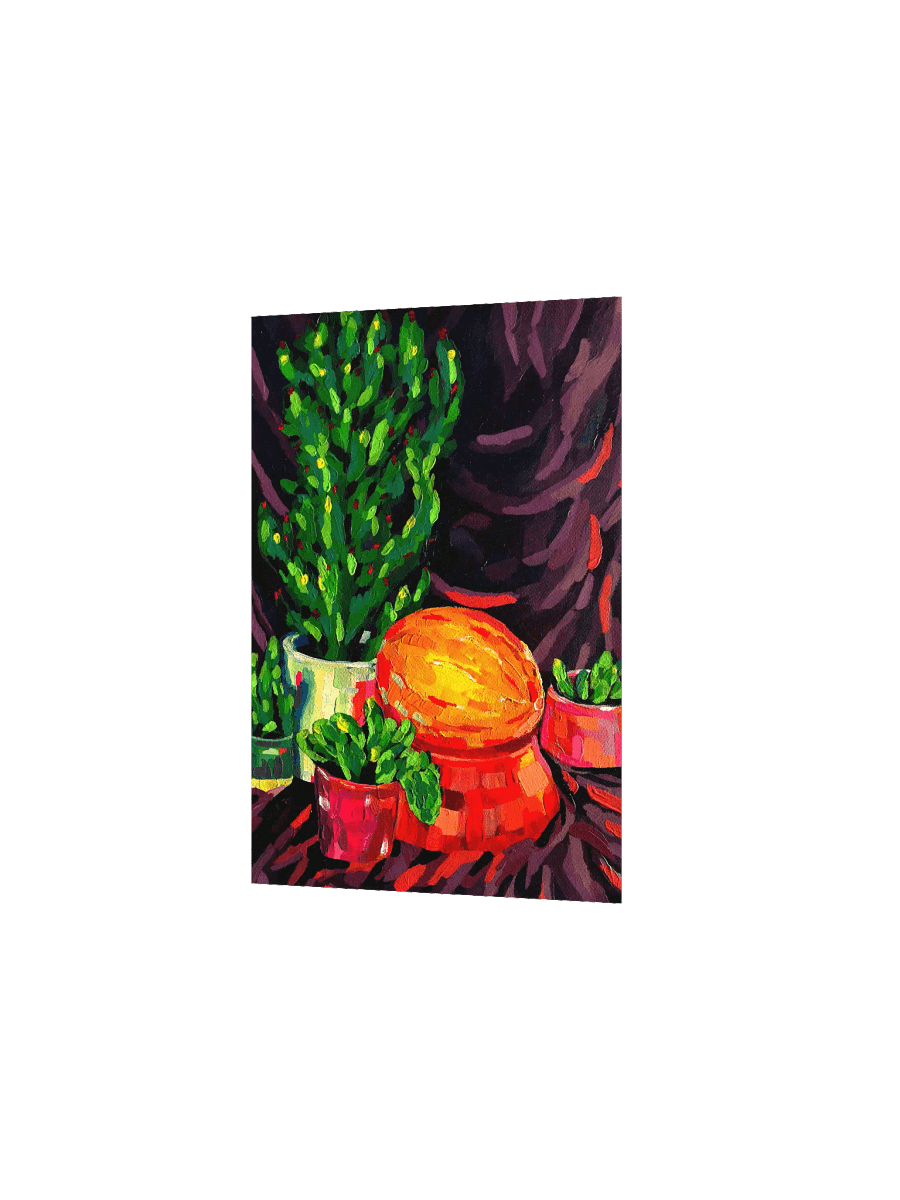 Eclectic Colorful Cacti Garden Poster product image (6)
