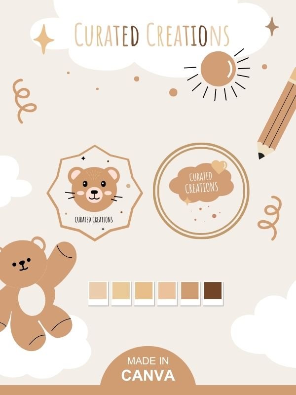 MRR/PLR Teddy Bear Logo for a Brand product image (1)