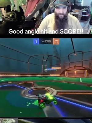 #Twitch #rocketleague #entertainment #score #shocked  Made a nice shot and yes I only have 300 hours in this game, so eventually I’ll get better like my friends in Champ and GC lobbies