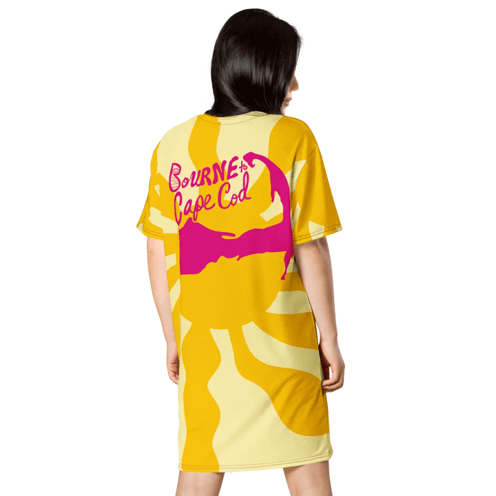 Golden Hour Sun T-Shirt Dress – BOURNE to Cape Cod™ product image (2)