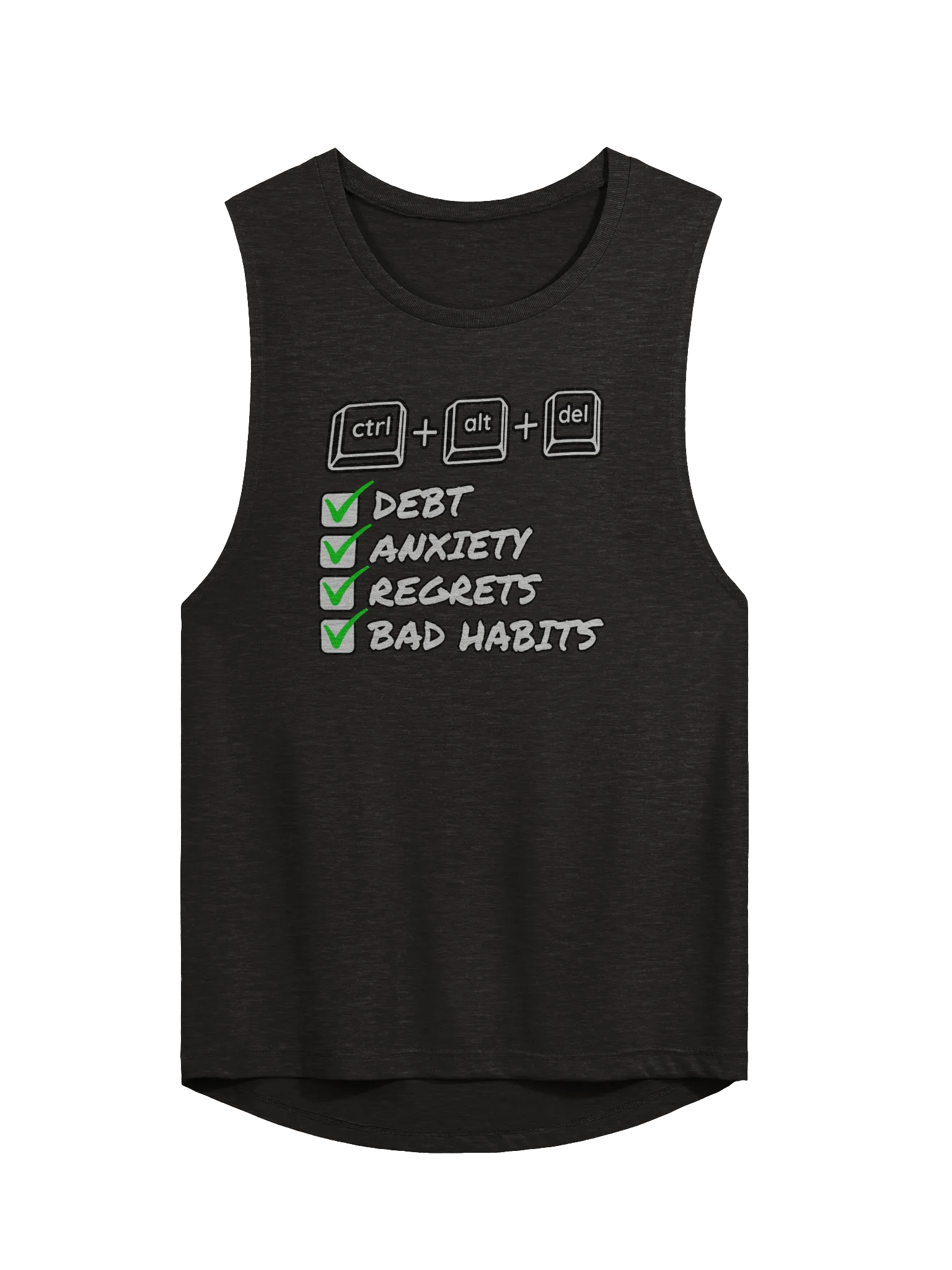 CTRL + ALT + DEL Women's Muscle Tank product image (1)