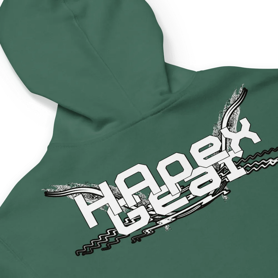 Fleece Zip Up Hoodie - Embroidered - White HApex Gear White Logo product image (8)