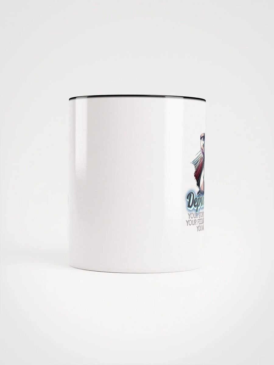 Depression Ceramic Mug with Color Inside product image (53)