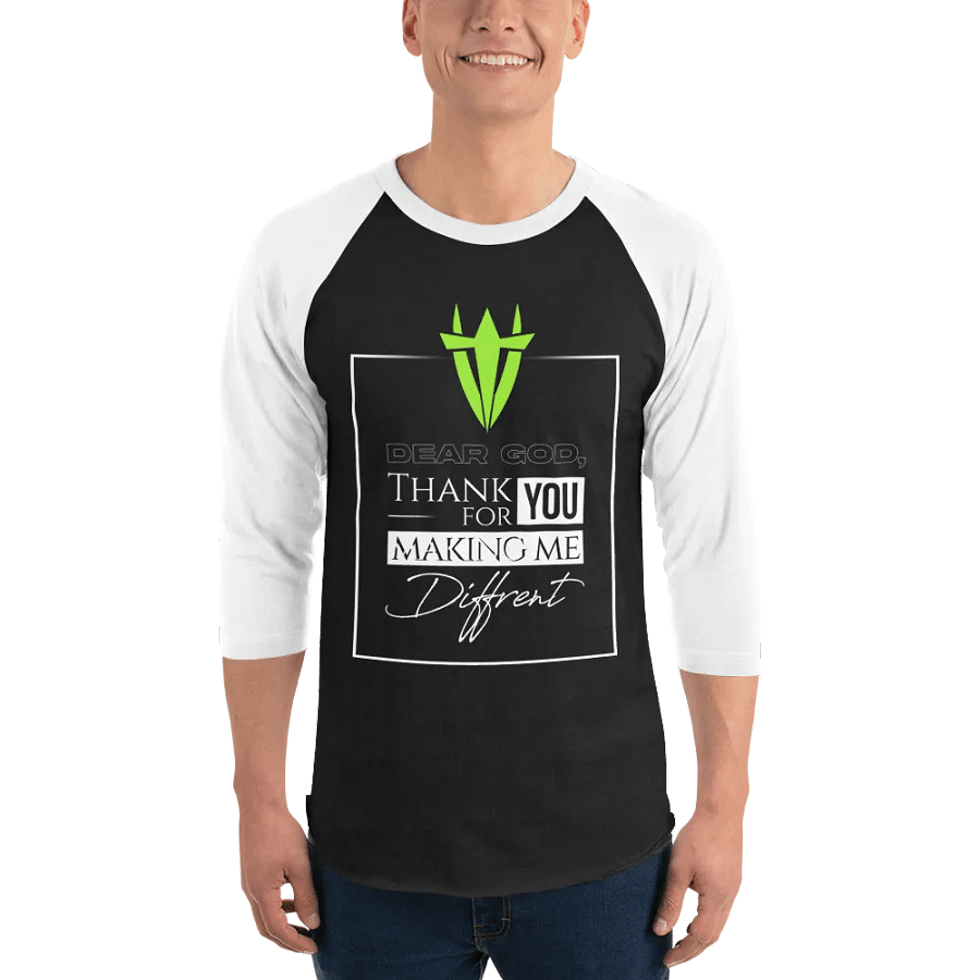 Jersey Raglan Tee: Dear God product image (3)
