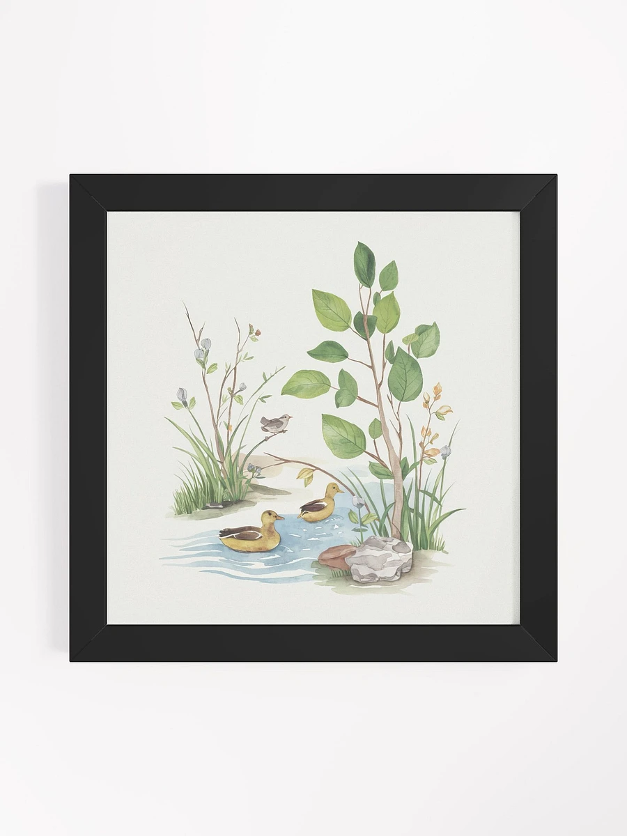 Tranquil Ducks Watercolor - Framed Poster product image (1)