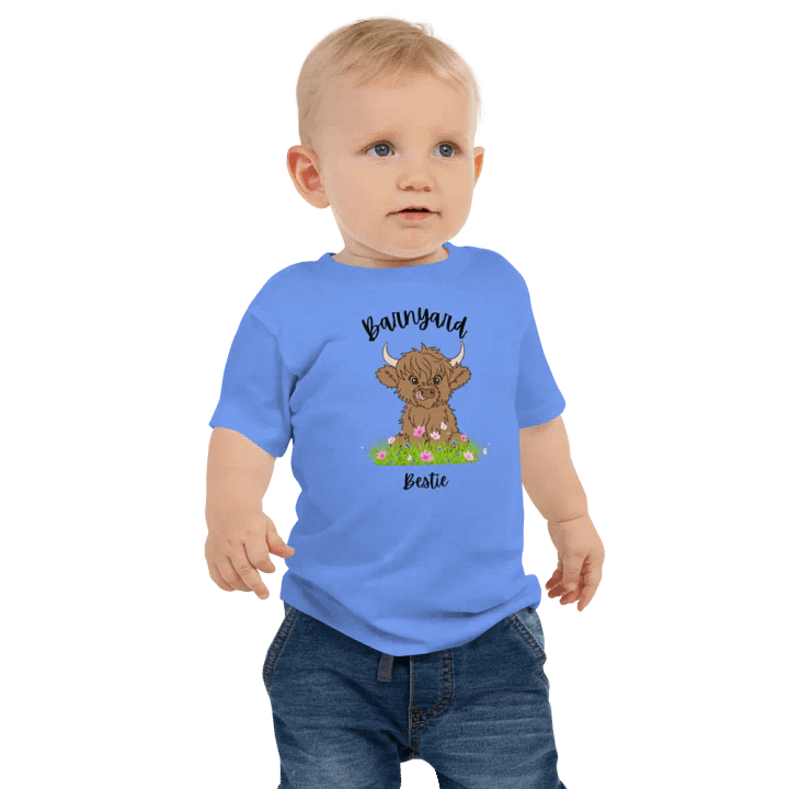 Barnyard Bestie (Highland Calf) Toddler T product image (1)