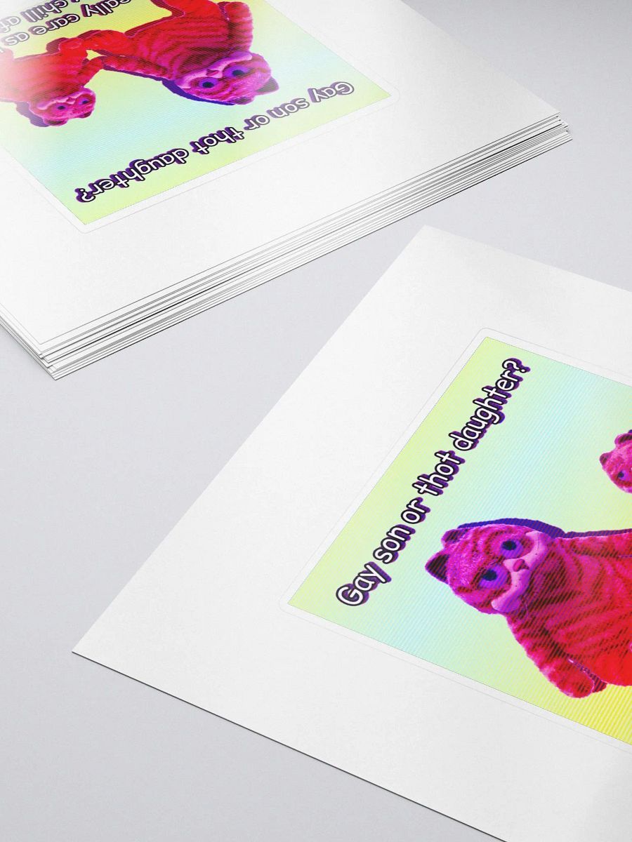Gay son or thot daughter sticker product image (5)