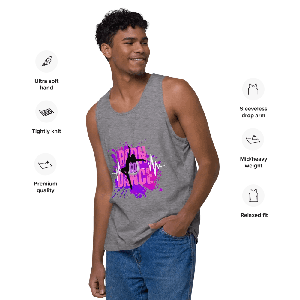 Born to Dance Her Silhouette Embrace Tank Top product image (128)