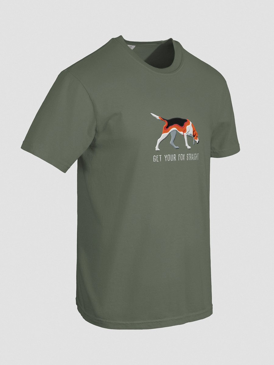 Get Your Fox Straight T-Shirt(Embroidered) of an American Foxhound(Tricolor) product image (28)