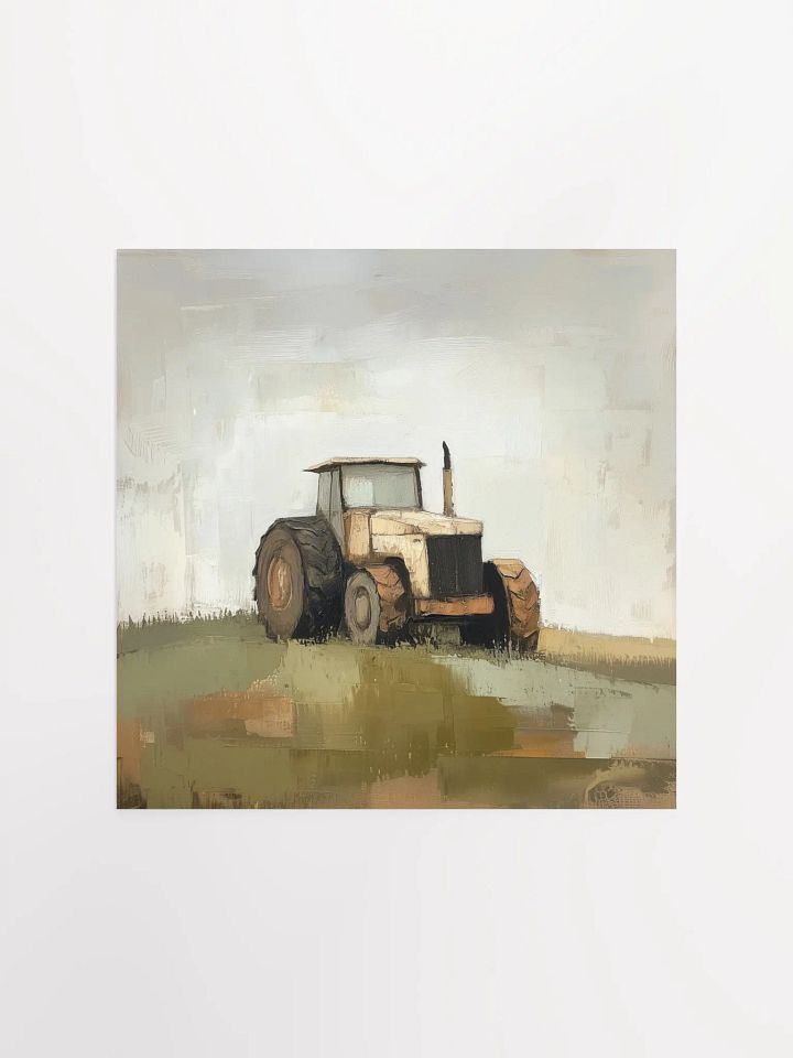 Farmhouse Sky: Rustic Tractor Art Print product image (1)
