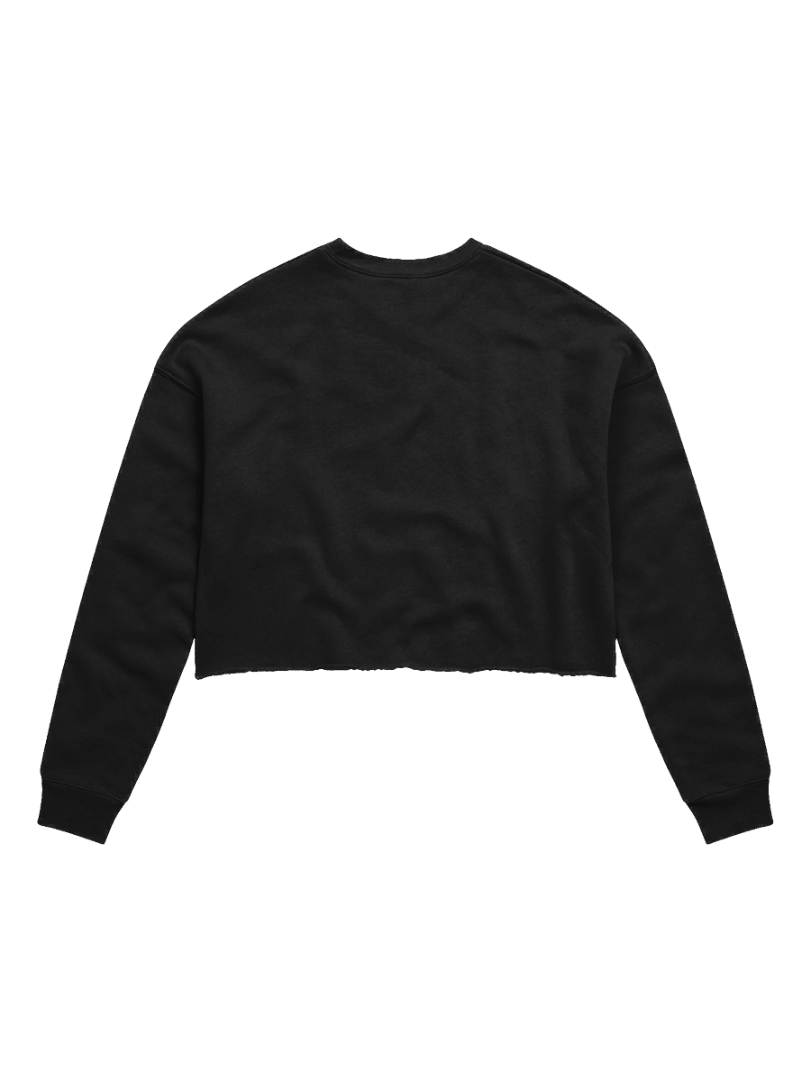 Beware the Toys Women's Fleece Crop Sweatshirt - Black Gothic Design by Midnight Veil Designs product image (2)