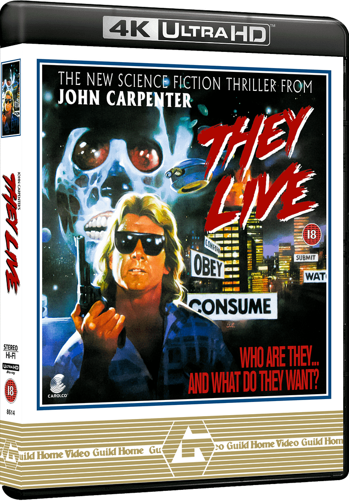They Live 4K UHD Retro VHS Cover (14mm UK Spine) product image (1)