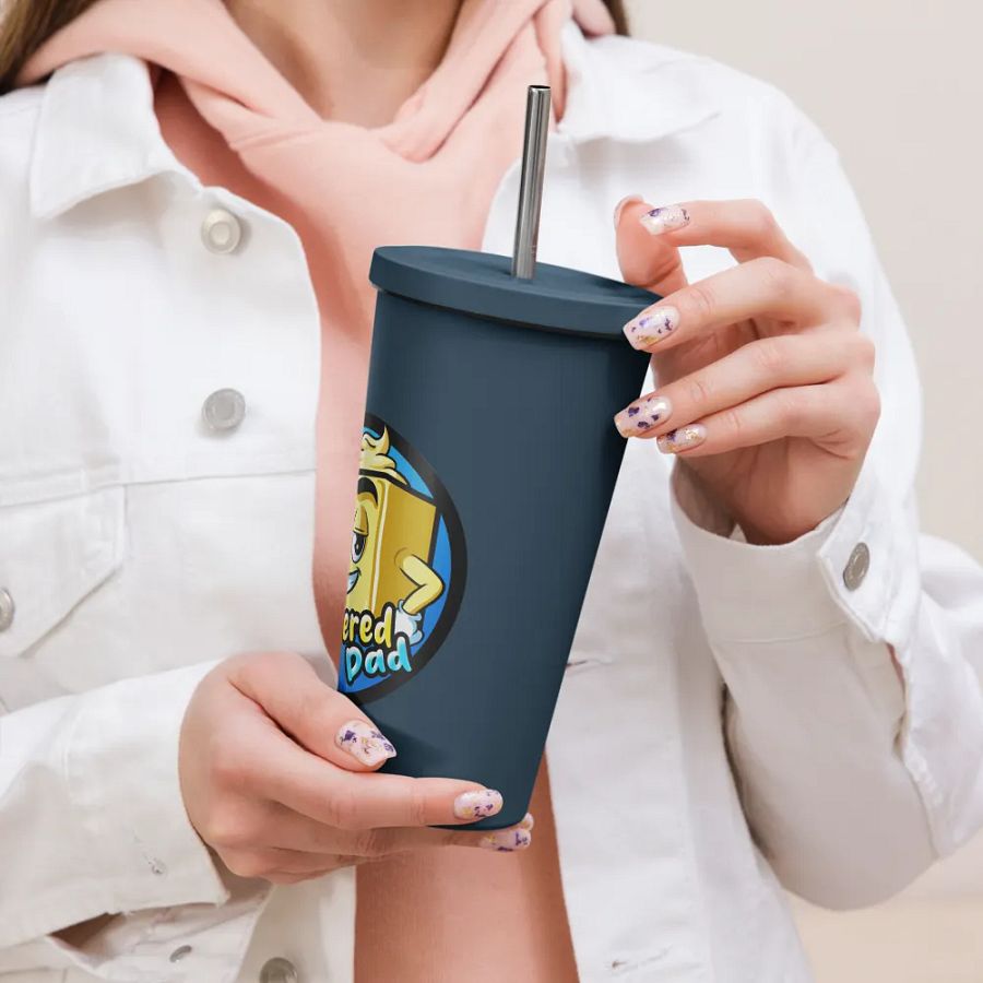 TheButteredDad Tumbler W/Straw product image (10)