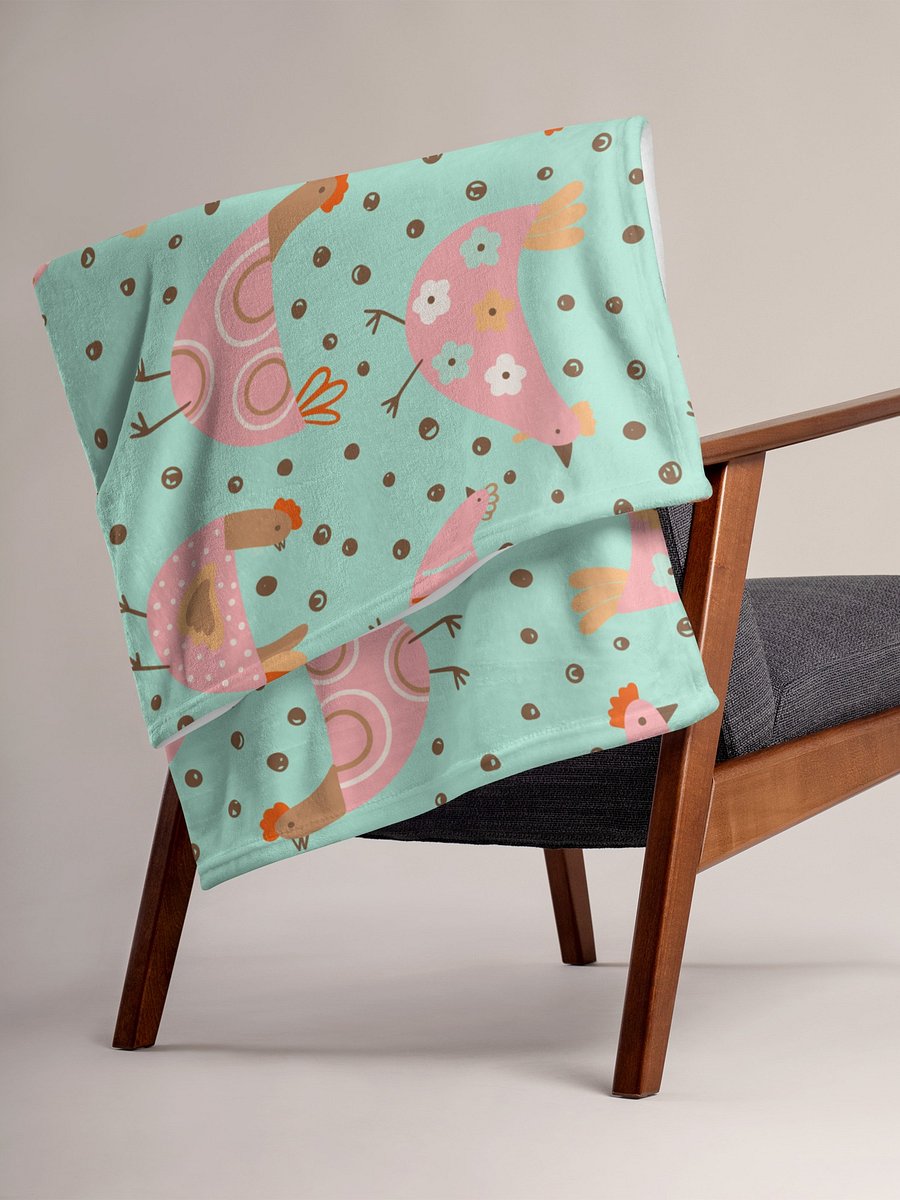Pastel Chicken Blanket - Mint & Pink product image (2)