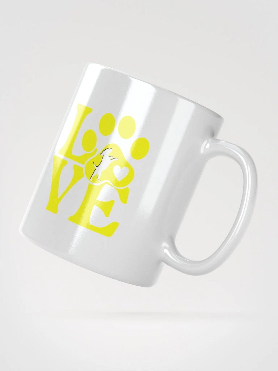 Dog Lover Coffee Mug, Yellow Love product image (2)