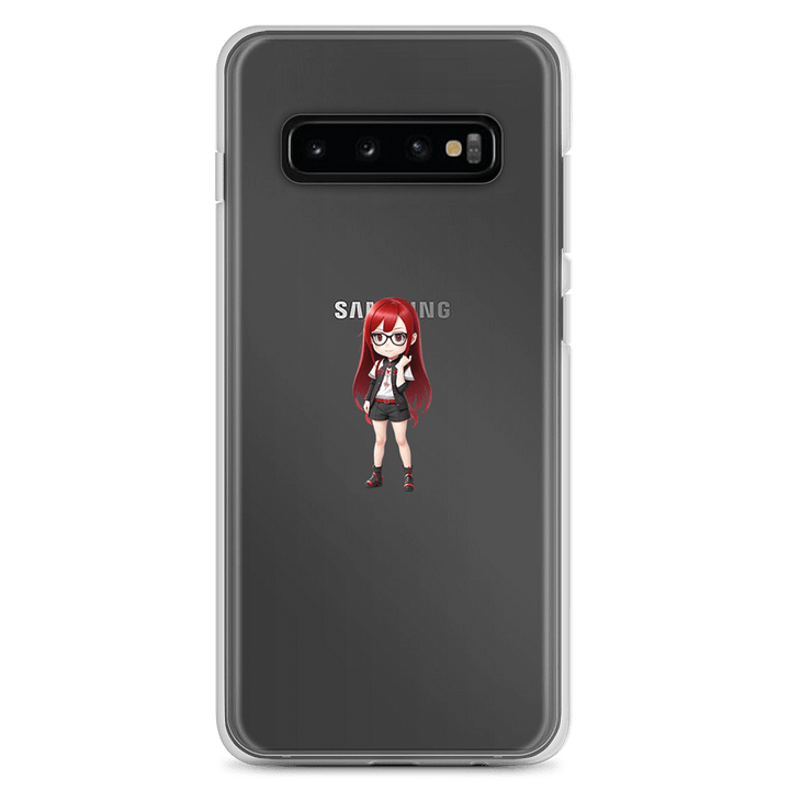 (RED WAIFU) K Clear Case for Samsung product image (1)