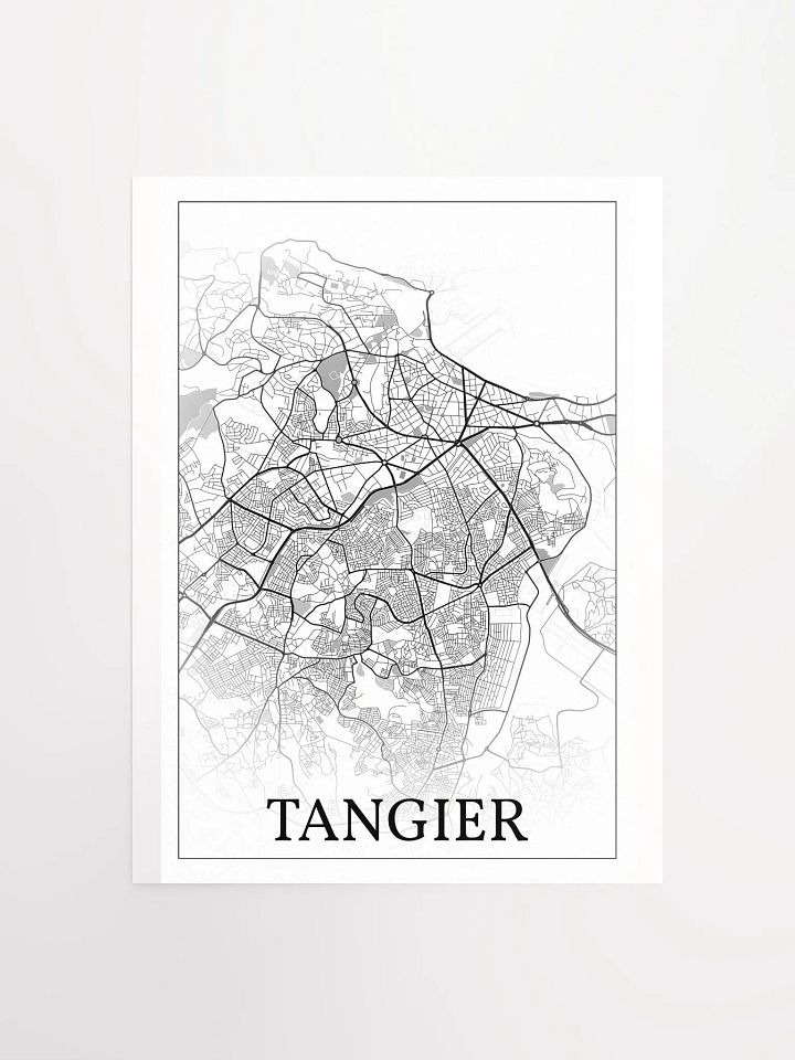 Tangier, Morocco, city map print product image (3)