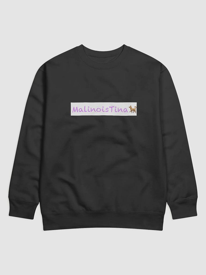 MalinoisTina Brush Font Sweatshirt product image (1)
