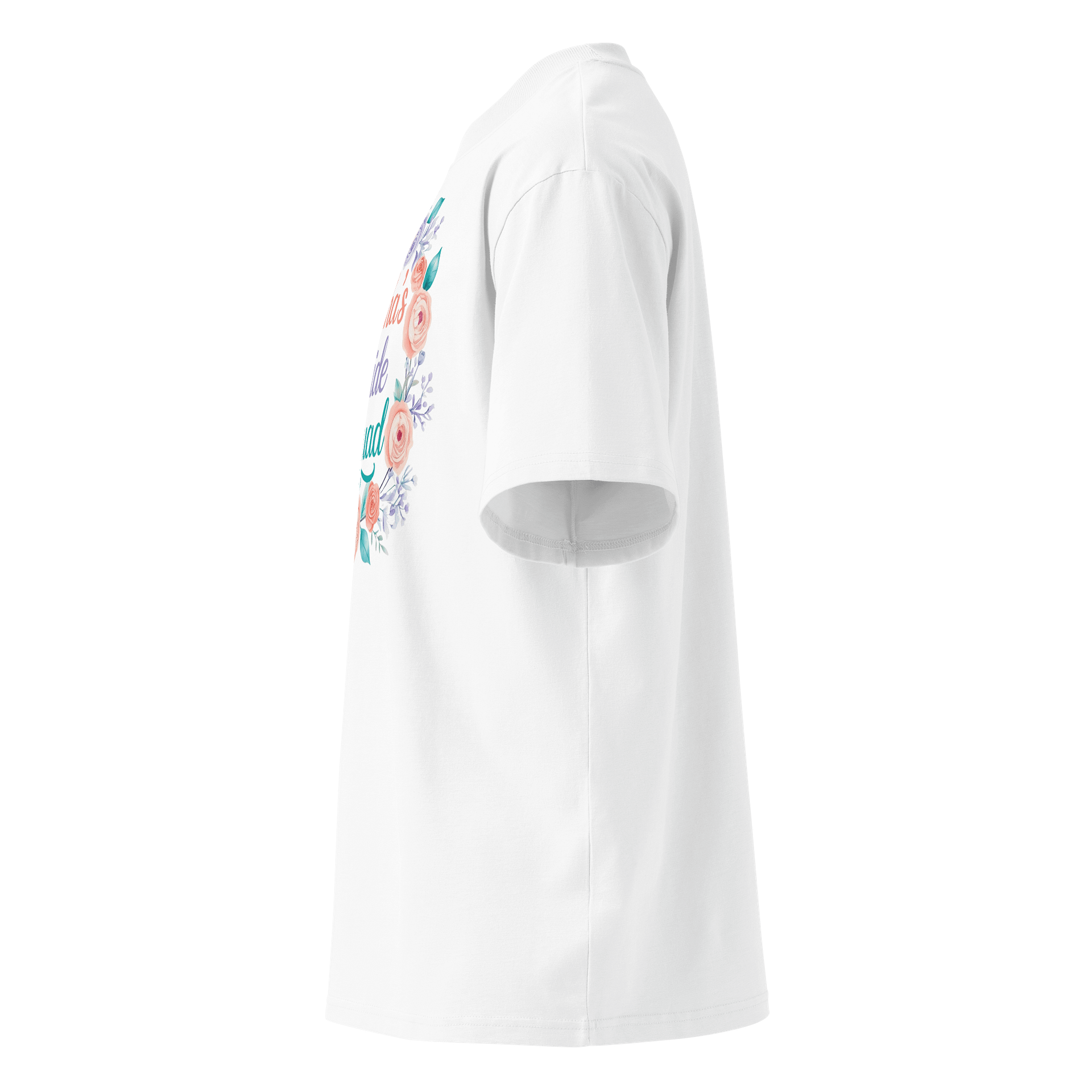 Floral Bride Squad Organic T-Shirt product image (4)