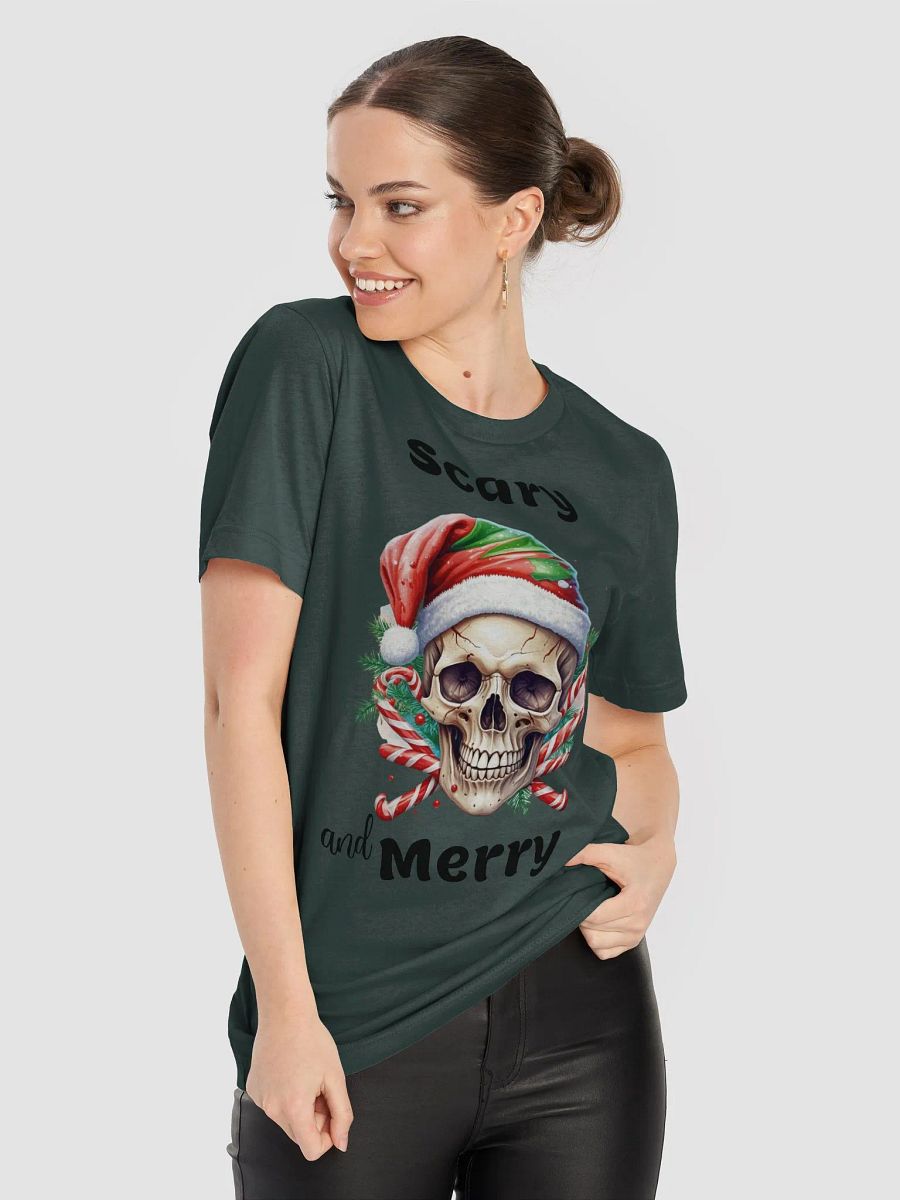 Festive Skull Santa Hat T-Shirt product image (8)