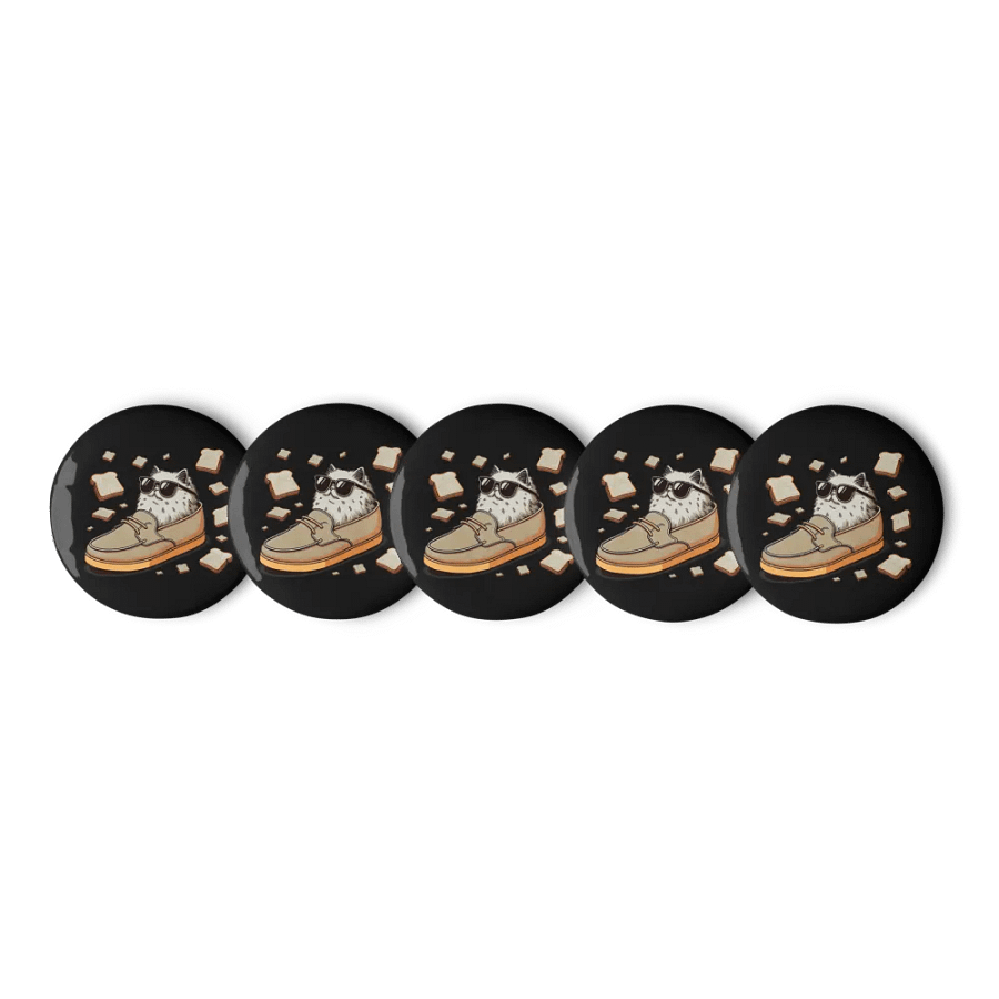 Toast Cat #2 Buttons product image (11)