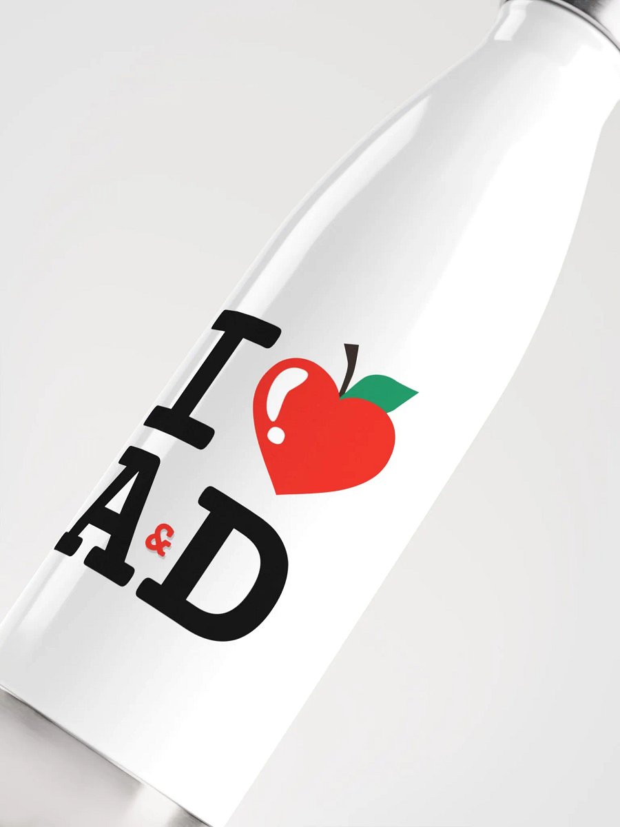 I Heart AD Water Bottle (NY Red) product image (5)