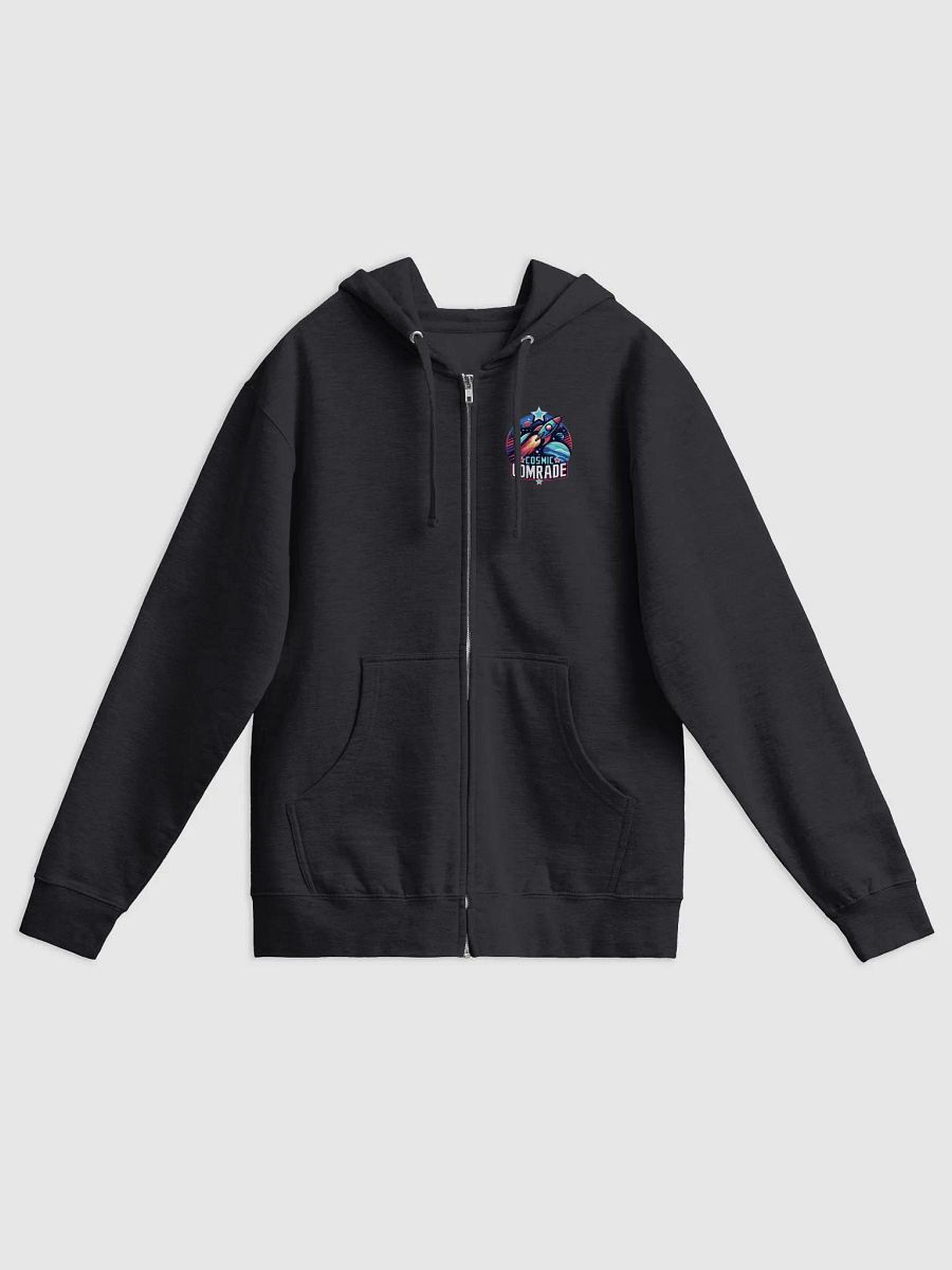 Cosmic Comrade Unisex Zip-Up Hoodie product image (2)