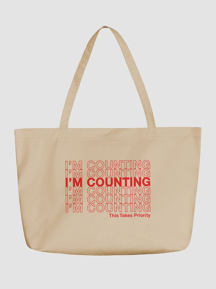 Cotton Tote Bag - I'm Counting product image (1)