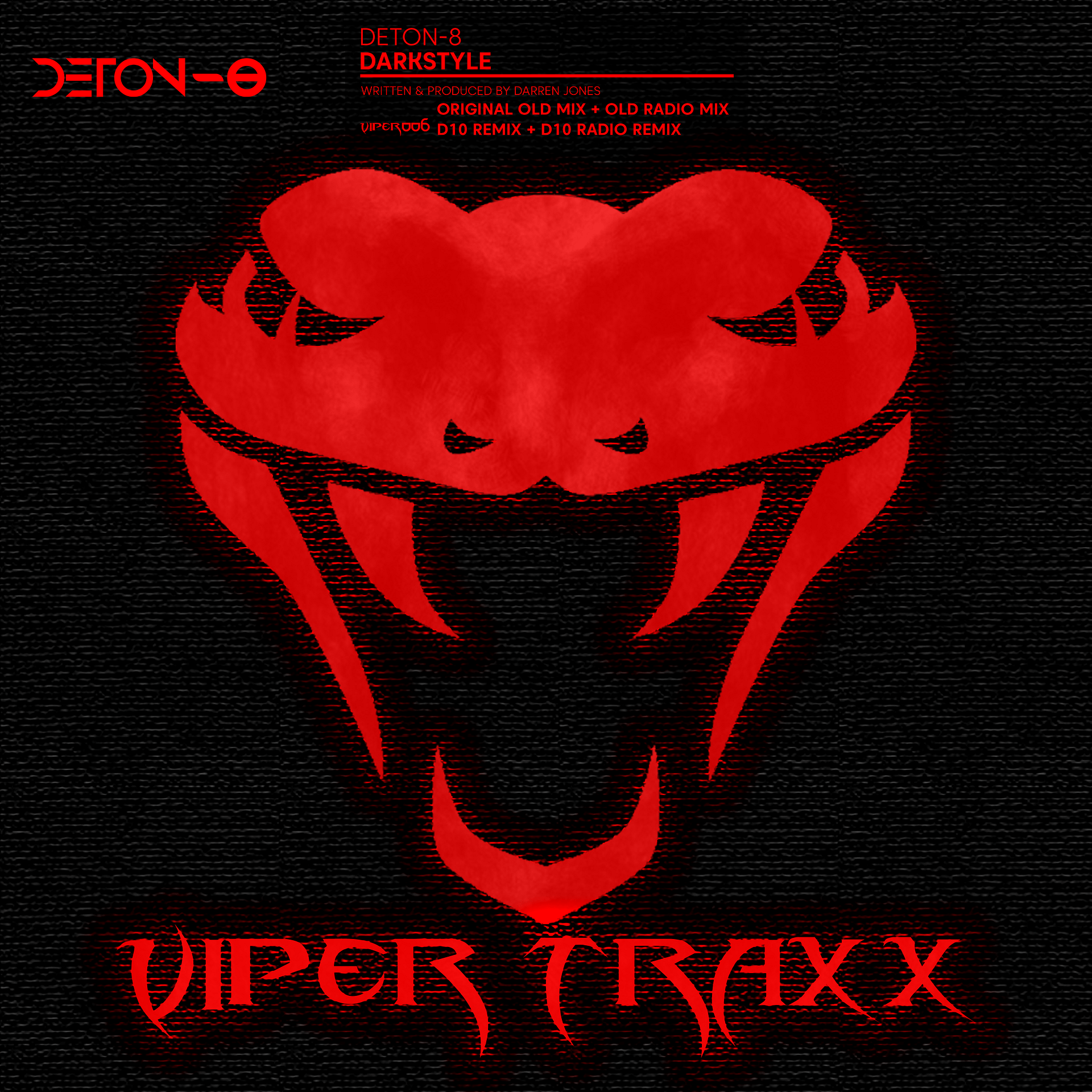 Deton-8 - Darkstyle (Viper Traxx) (VIPER006) product image (1)