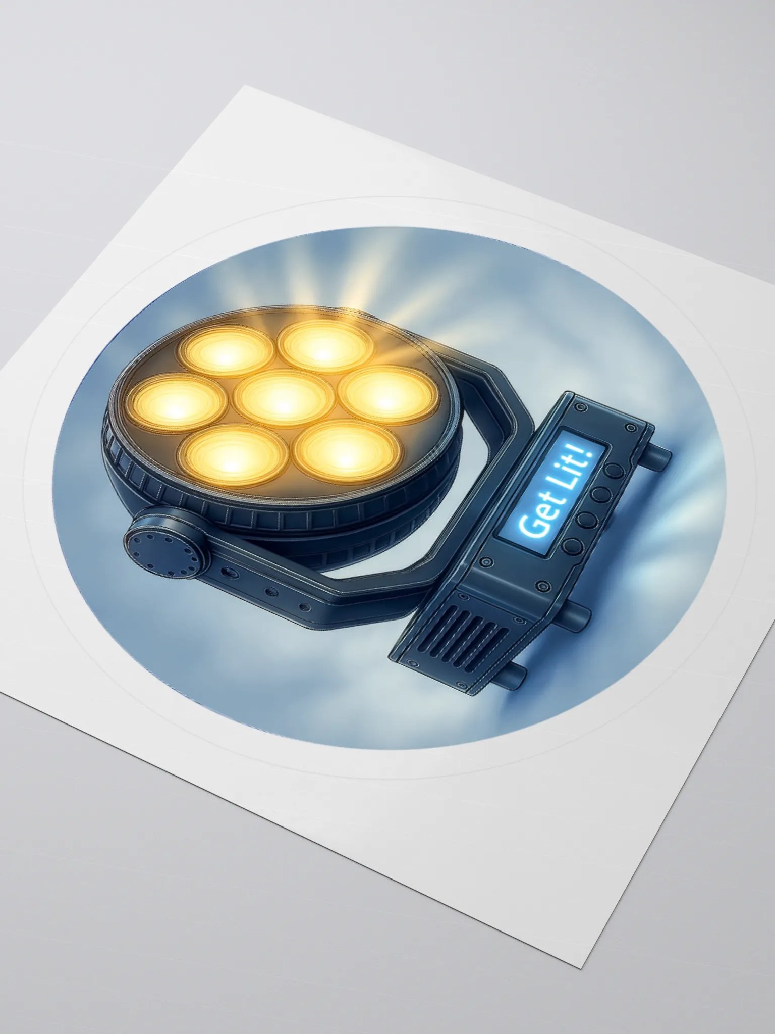 Theatrically Jerry: "Get Lit!" Moving Head Wash Light Stickers product image (9)