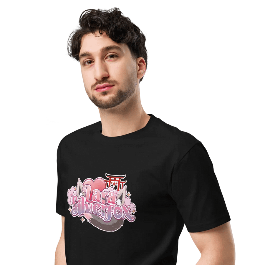 Lara Silverfox VTuber - Large Logo AS Colour Premium T-shirt product image (4)