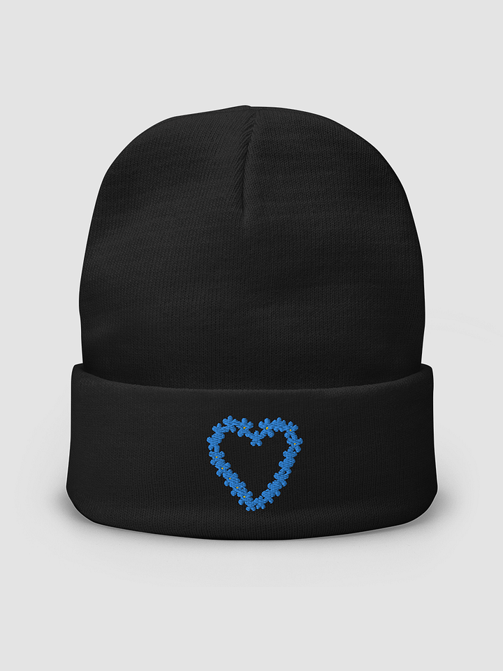 Forget-Me-Not Heart Otto Knit Beanie Otto Cap product image (2)