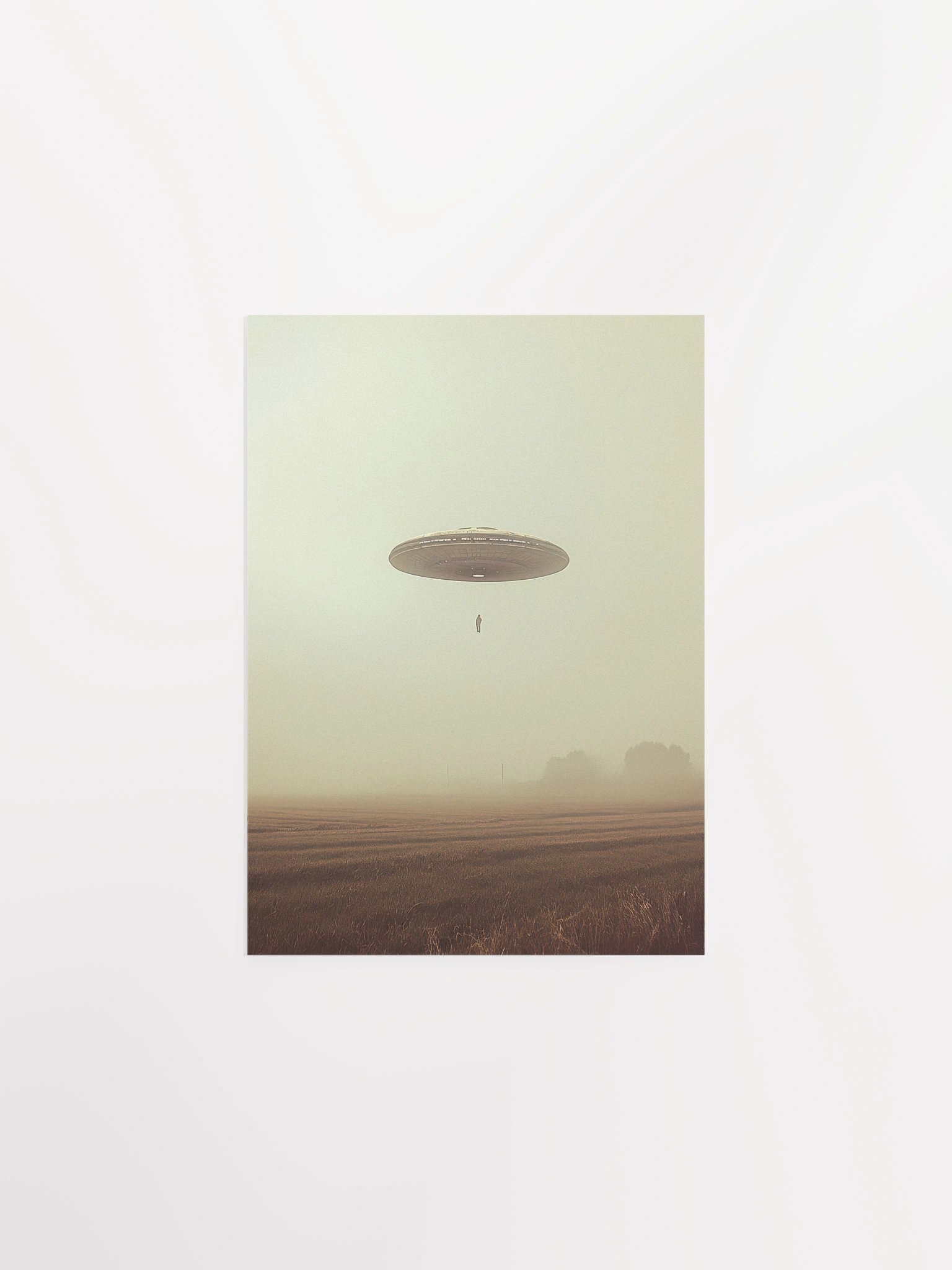 The Truth is Out There / The X-Files photo of UFO — sci-fi poster, movie art, I want to believe poster, space print, aliens wall decor product image (6)