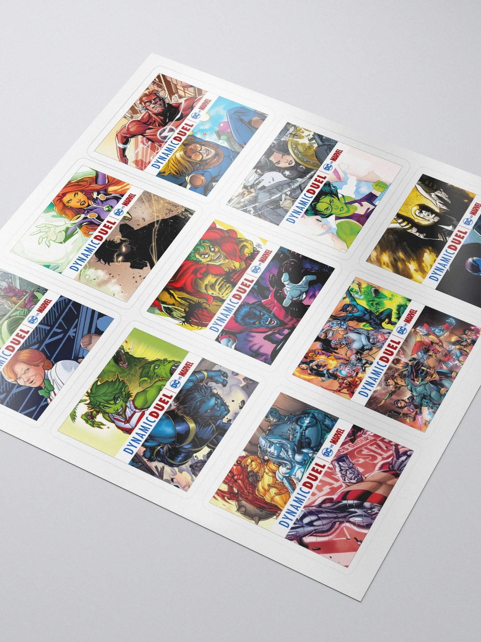 Dynamic Duel Episode Cover Stickers - Series 8 product image (3)