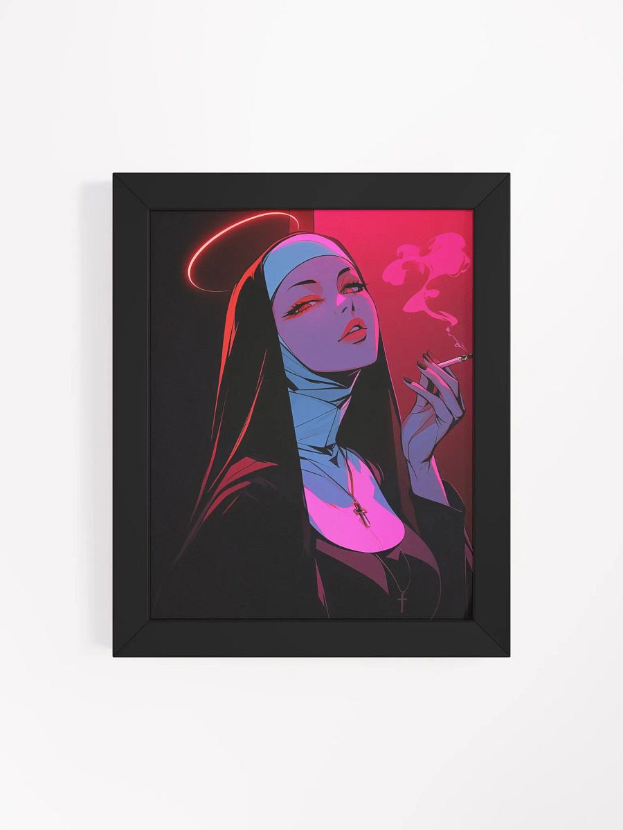 Framed Neon Serenity Poster product image (56)