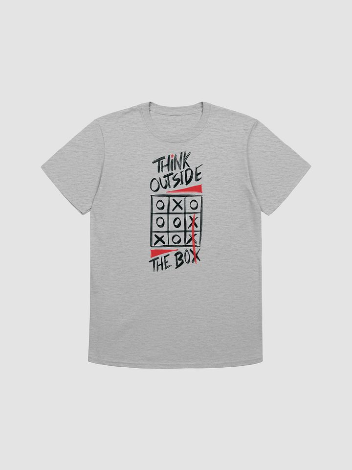 Think Outside the Box Tic-Tac-Toe Unisex Tee product image (1)