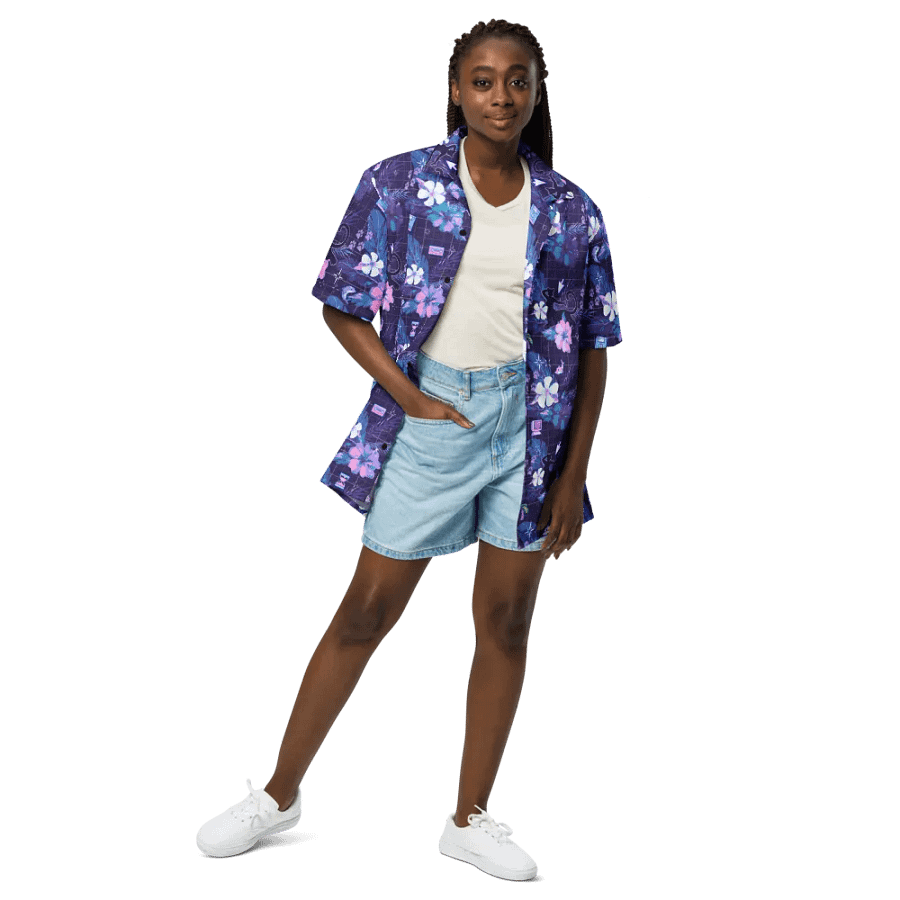 VapTAURwave Hawaiian Button-up Shirt product image (3)