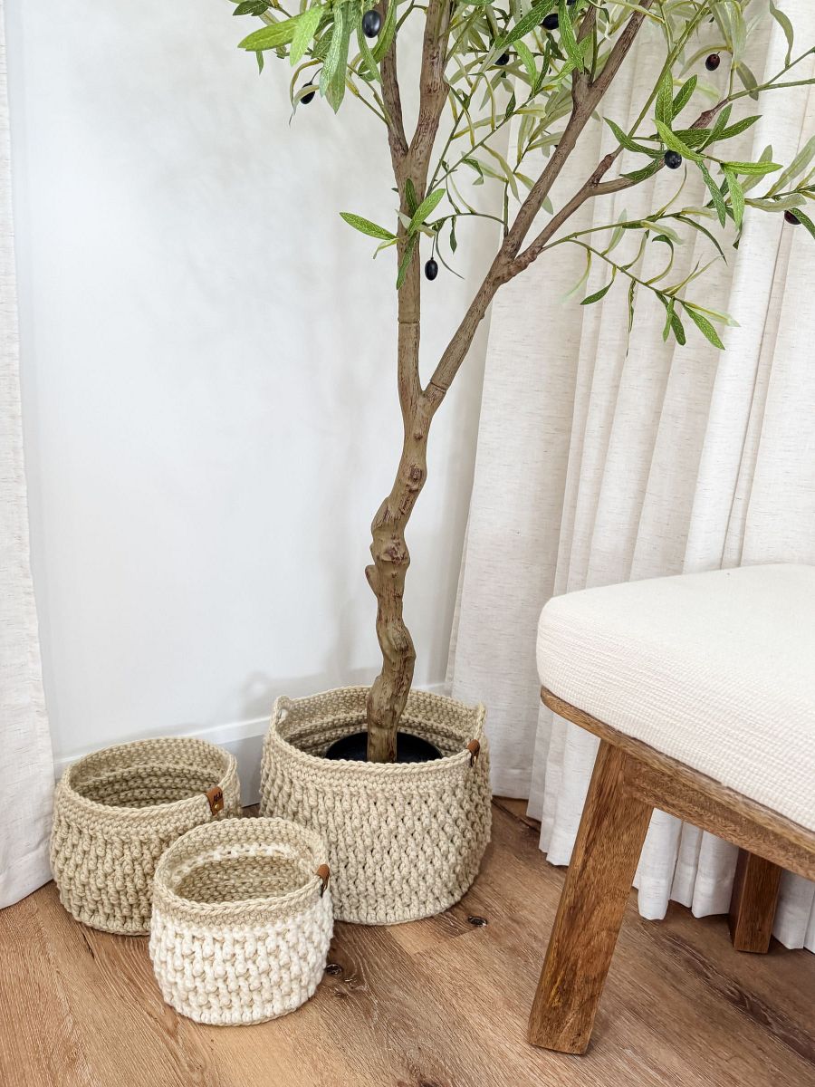 Homebody Baskets Crochet Pattern product image (3)