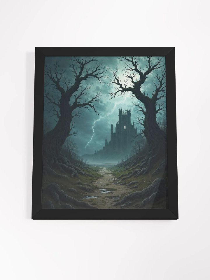 Gothic Castle Pathway Framed Print product image (4)