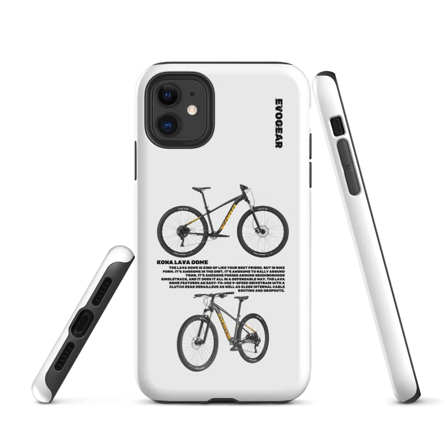 White Kona Lava Dome iPhone Case product image (1)