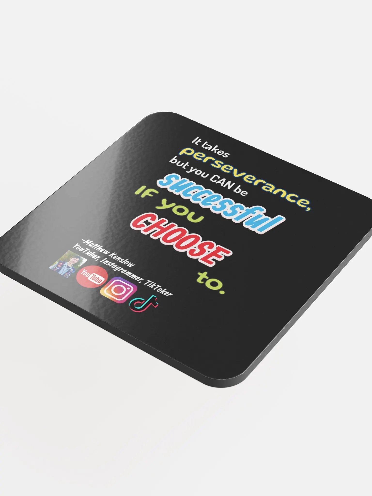 Glossed Cork Coaster [Quote 6] product image (1)