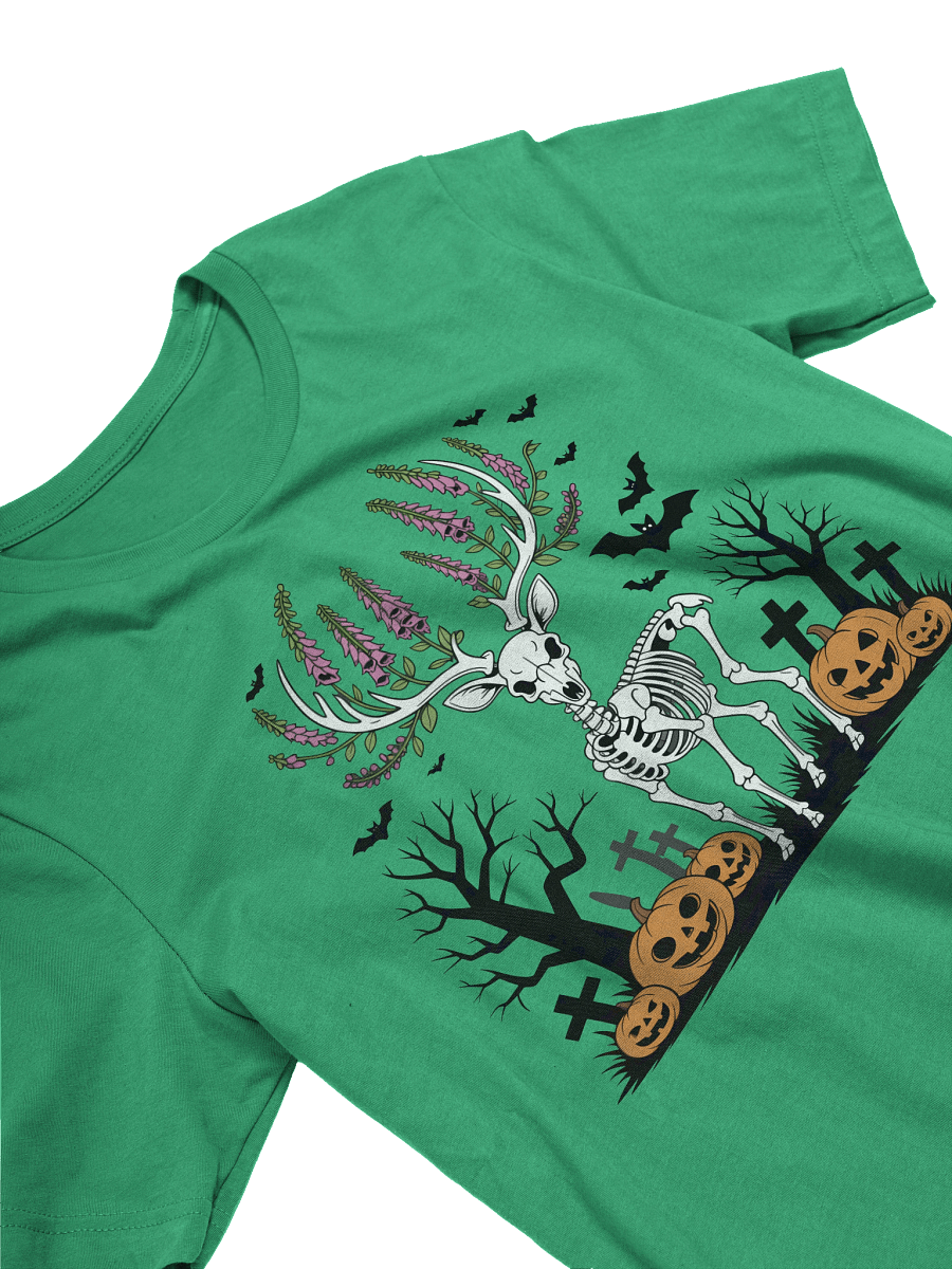 Floral Deer Halloween T-Shirt product image (13)