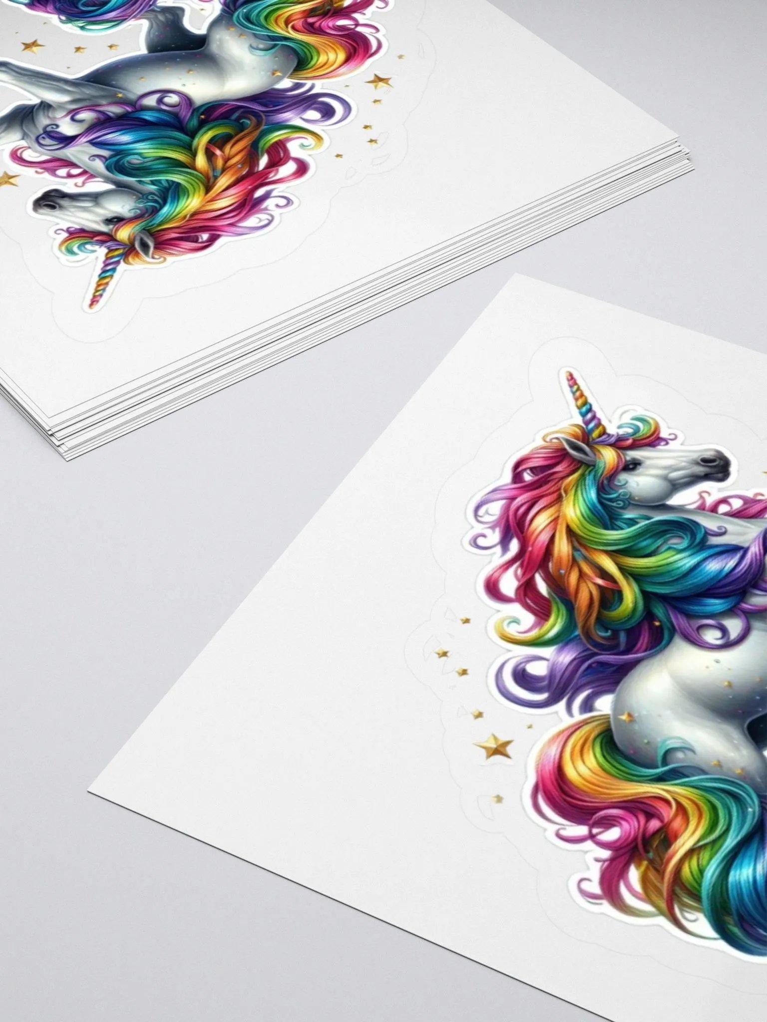 Rainbow unicorn Sticker product image (10)