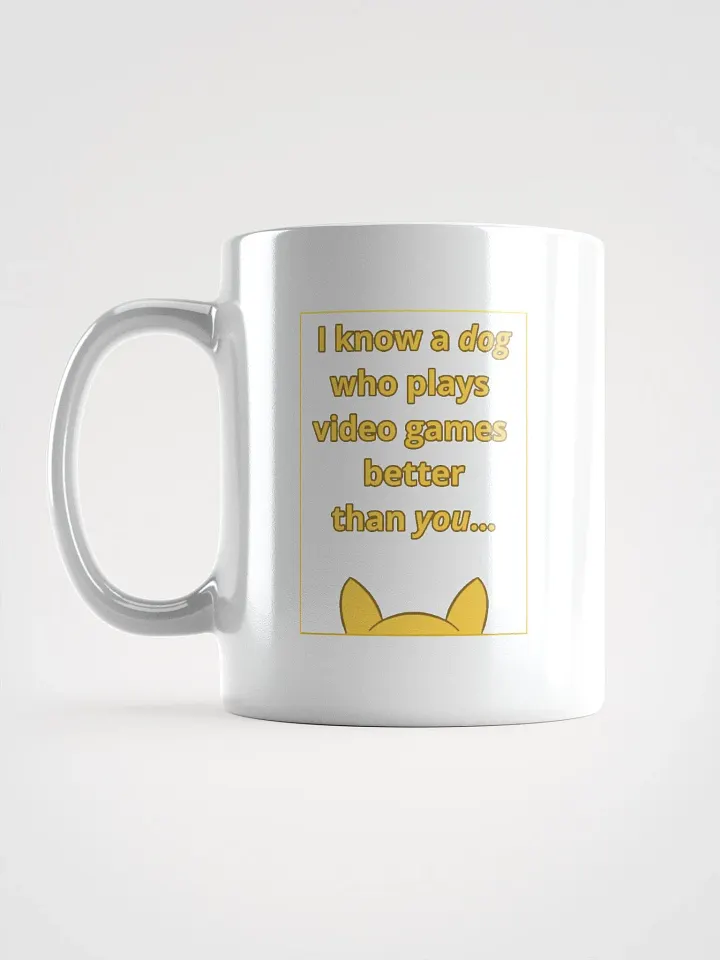 Doopsters - I know a Dog Gamer - White Glossy Mug product image (1)