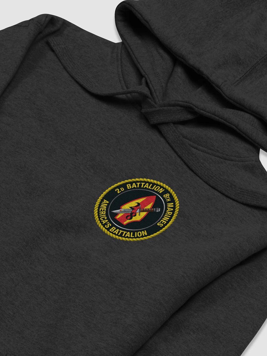 2nd Battalion 8th Marines Dark Hooded Sweatshirt product image (3)